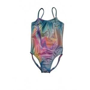 NEW LES TOUT PETITS girl's swimsuit in rainbow